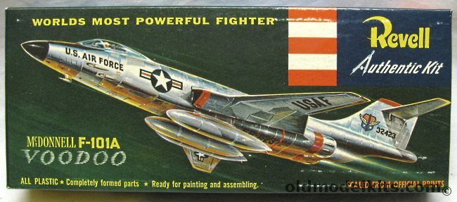 Revell 1/75 McDonnell F-101A Voodoo 'S' Kit, H231-89 plastic model kit